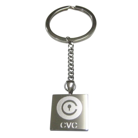 Civic Coin CVC Cryptocurrency Blockchain Pendant Keychain - Picture 1 of 2